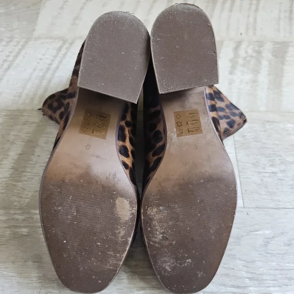 Madewell Amalia In Leopard Callf Hair Ankle Boots - Picture 14 of 16